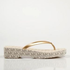 FLIP FLOPS  MICHAEL KORS  LILO FLIP FLOP BEIGE